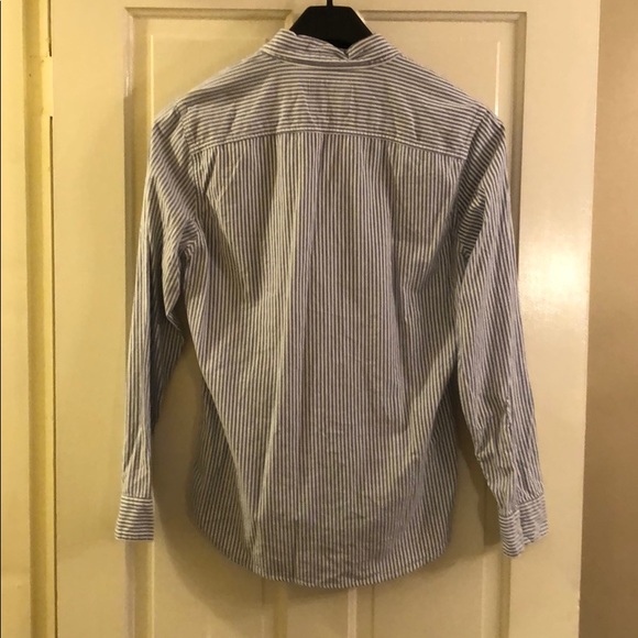 Hollister Men’s large button up blue stripe - Picture 3 of 3